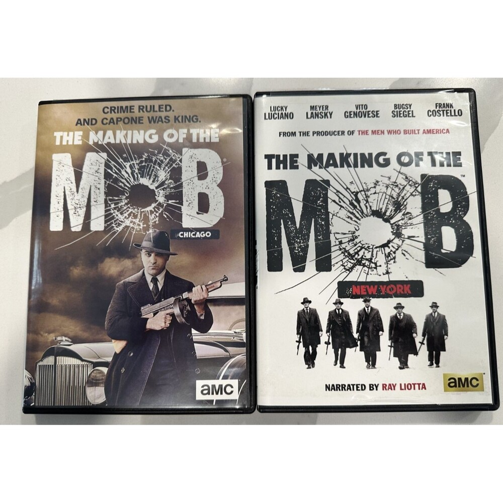 The Making of The Mob both Chicago and New York 2 DVD's
